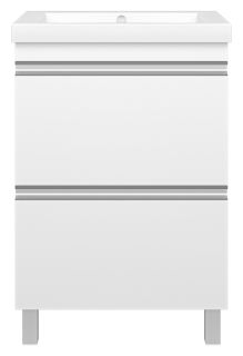 Напольная тумба под раковину Misty Ингрид 60см белый